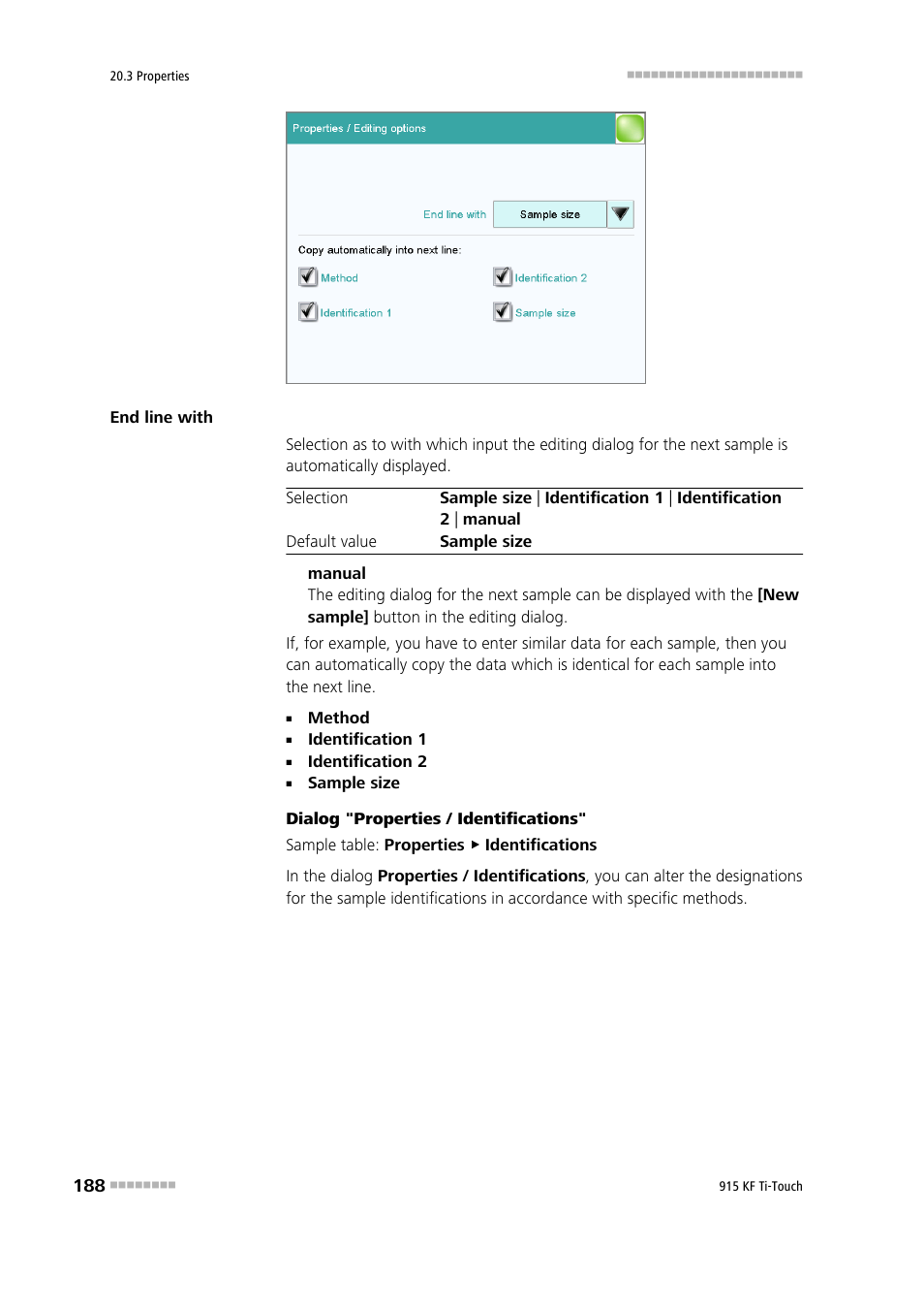 Metrohm 915 KF Ti-Touch User Manual | Page 202 / 382