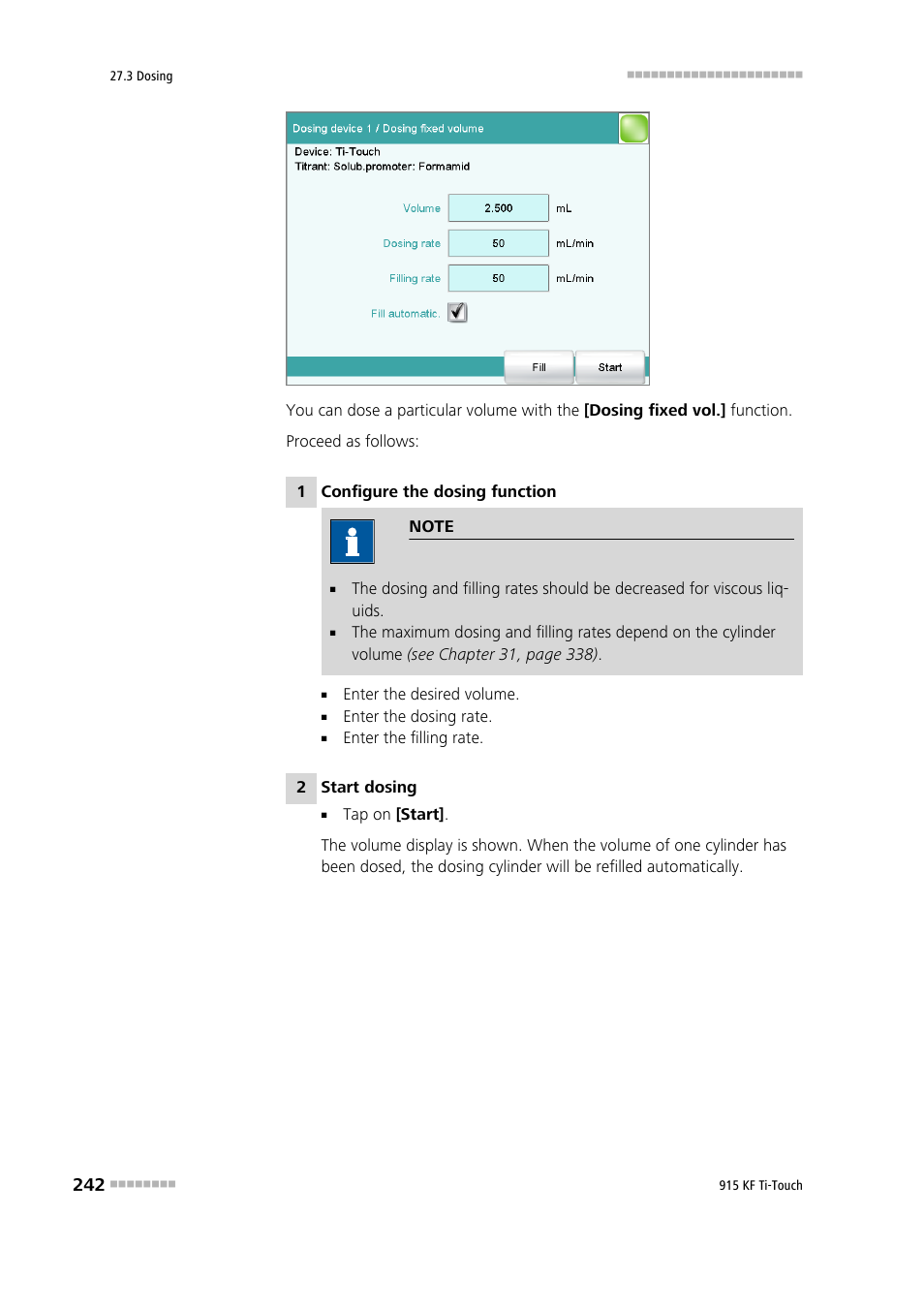 Metrohm 915 KF Ti-Touch User Manual | Page 256 / 382