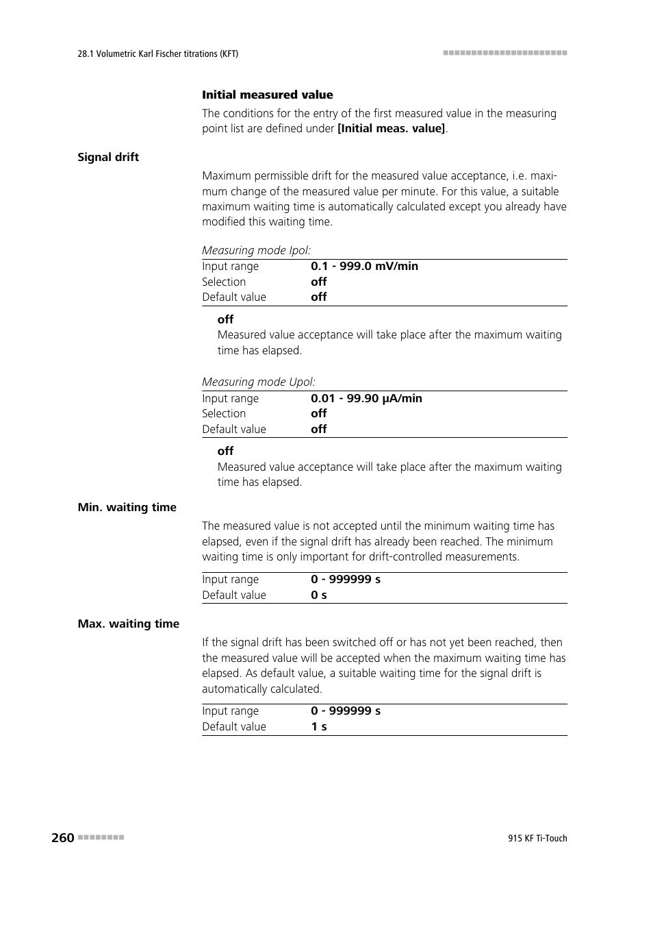 Metrohm 915 KF Ti-Touch User Manual | Page 274 / 382