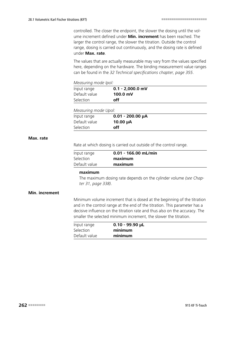 Metrohm 915 KF Ti-Touch User Manual | Page 276 / 382
