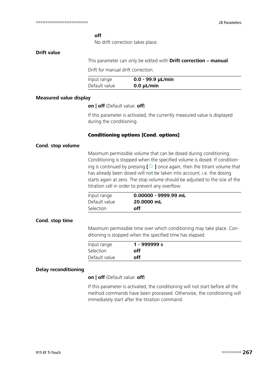 Metrohm 915 KF Ti-Touch User Manual | Page 281 / 382