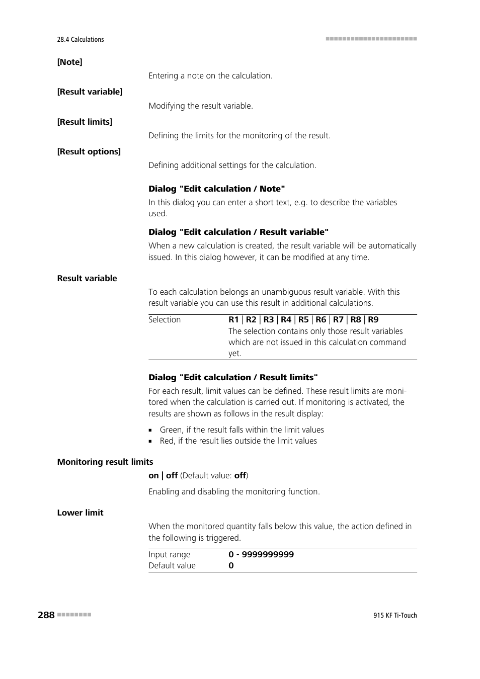 Metrohm 915 KF Ti-Touch User Manual | Page 302 / 382
