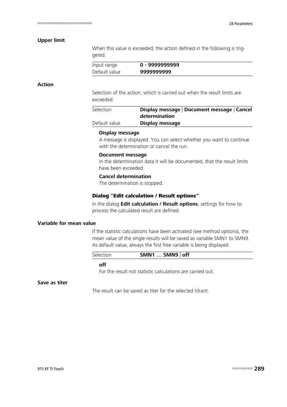 Metrohm 915 KF Ti-Touch User Manual | Page 303 / 382