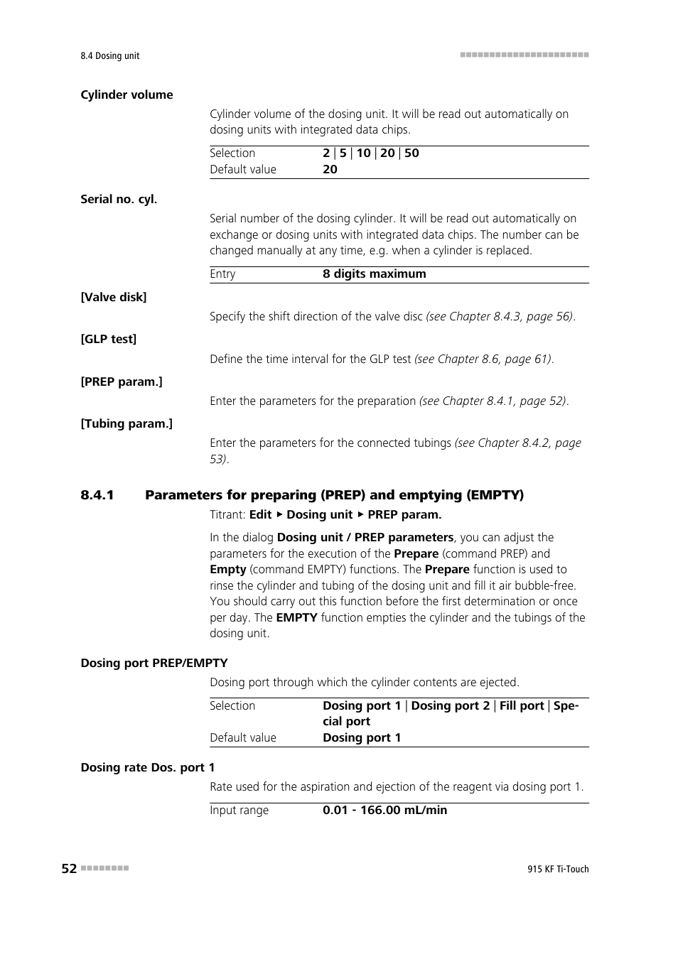 Metrohm 915 KF Ti-Touch User Manual | Page 66 / 382