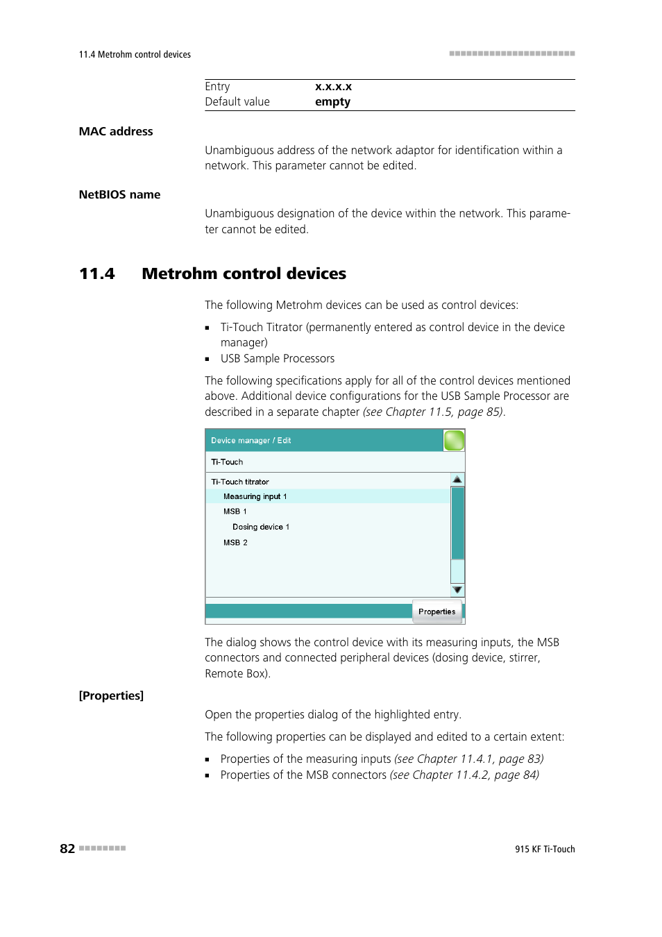 4 metrohm control devices | Metrohm 915 KF Ti-Touch User Manual | Page 96 / 382