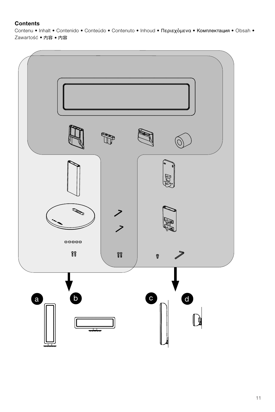 Ab c d | Bowers & Wilkins VM6 User Manual | Page 13 / 27