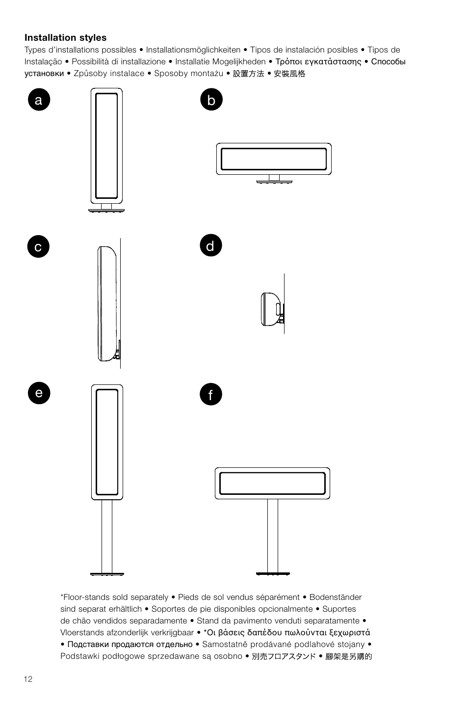 De c f | Bowers & Wilkins VM6 User Manual | Page 14 / 27