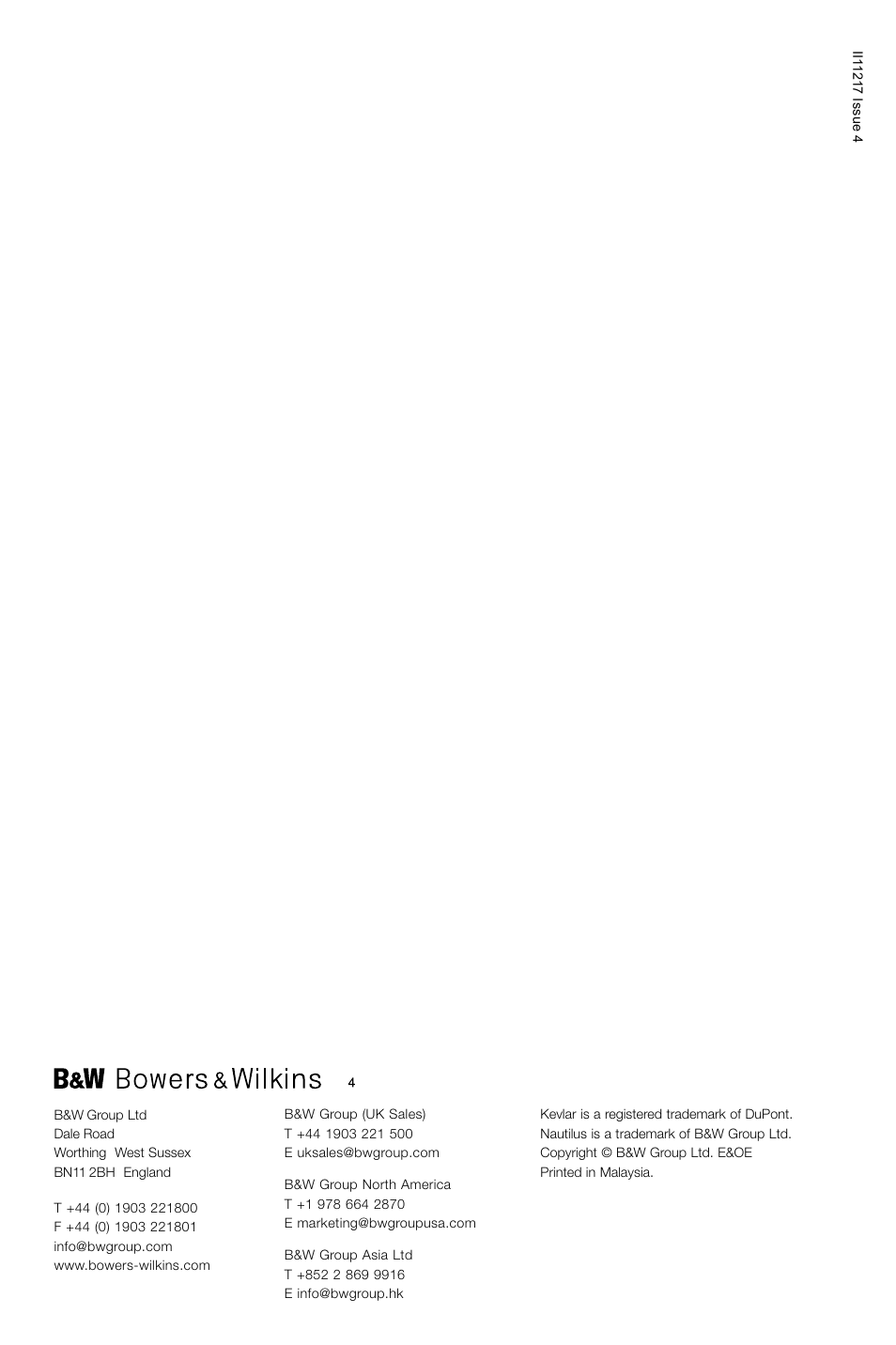 Bowers & Wilkins VM6 User Manual | Page 27 / 27