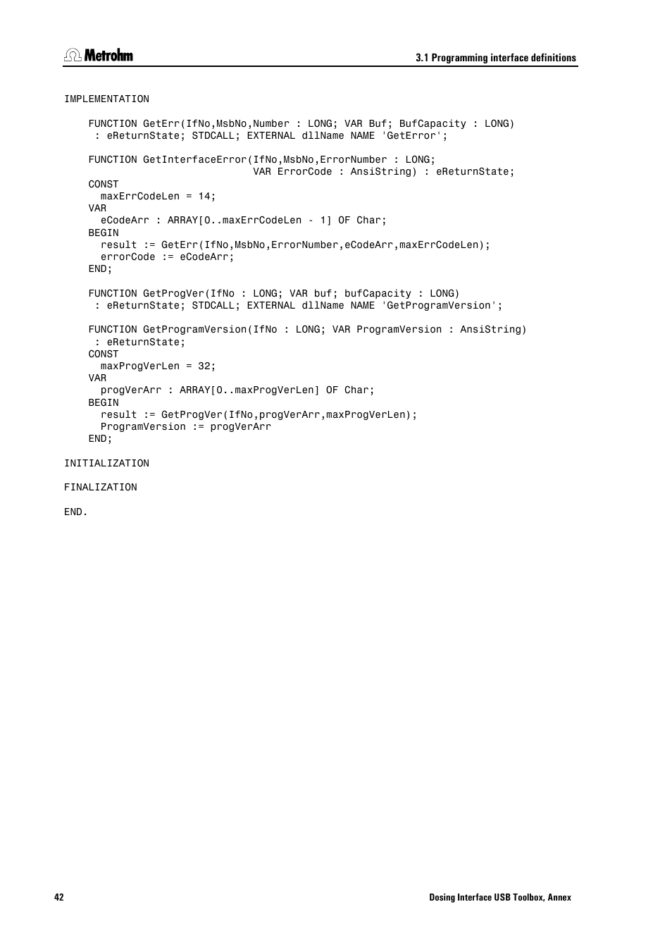 Metrohm 846 Driver Toolbox User Manual | Page 46 / 53