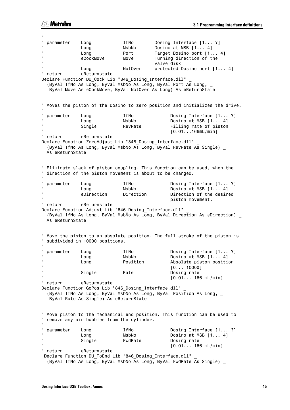 Metrohm 846 Driver Toolbox User Manual | Page 49 / 53