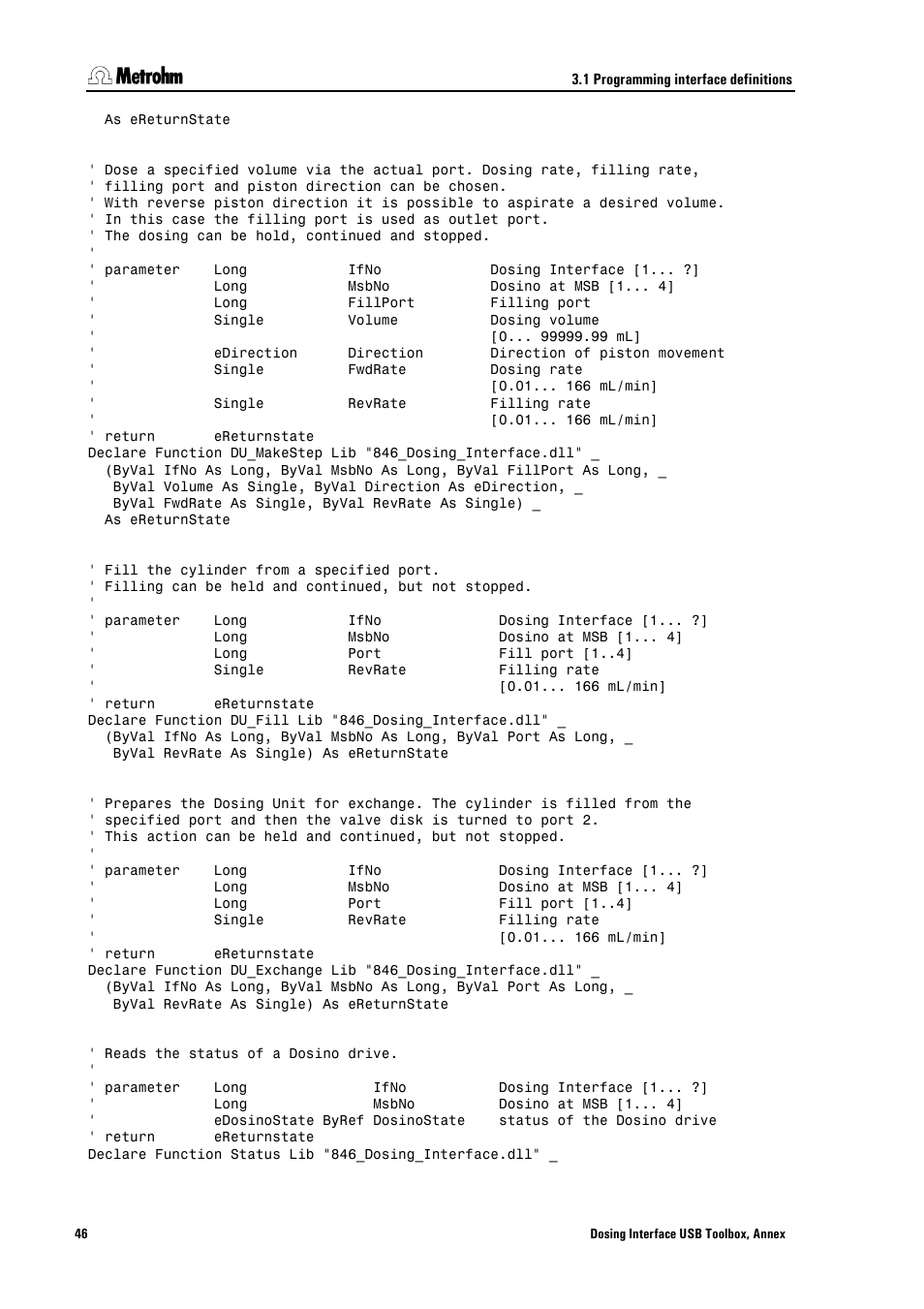 Metrohm 846 Driver Toolbox User Manual | Page 50 / 53