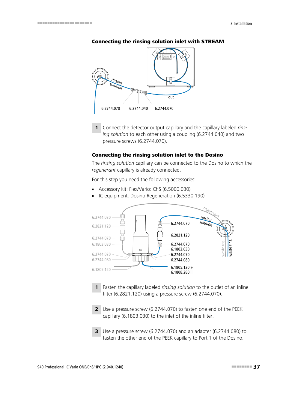 Metrohm 940 Professional IC Vario ONE/ChS/HPG User Manual | Page 45 / 112