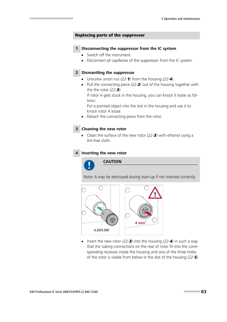 Metrohm 940 Professional IC Vario ONE/ChS/HPG User Manual | Page 91 / 112