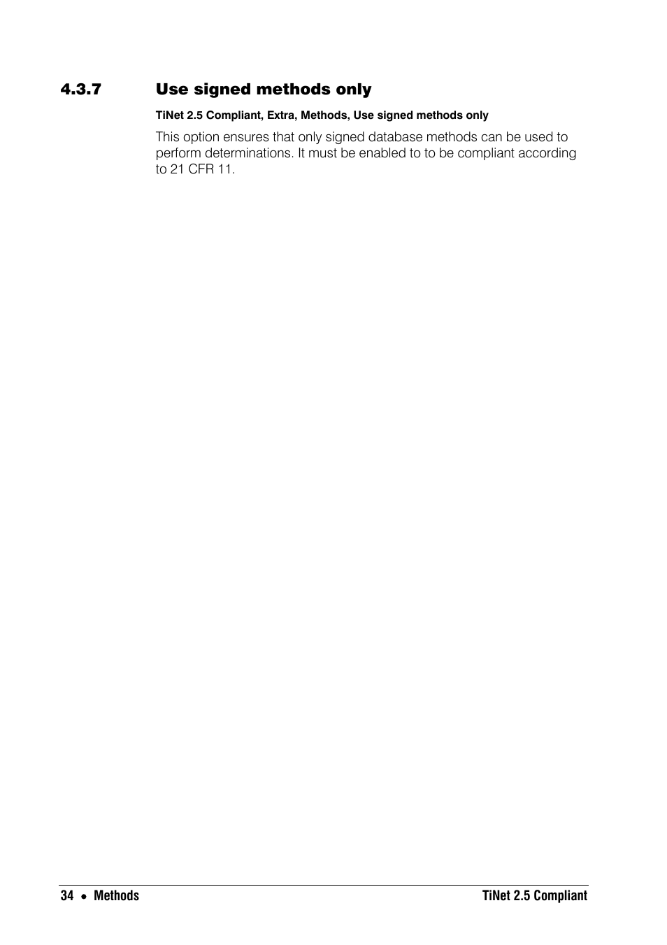7 use signed methods only | Metrohm TiNet 2.5 User Manual | Page 36 / 80
