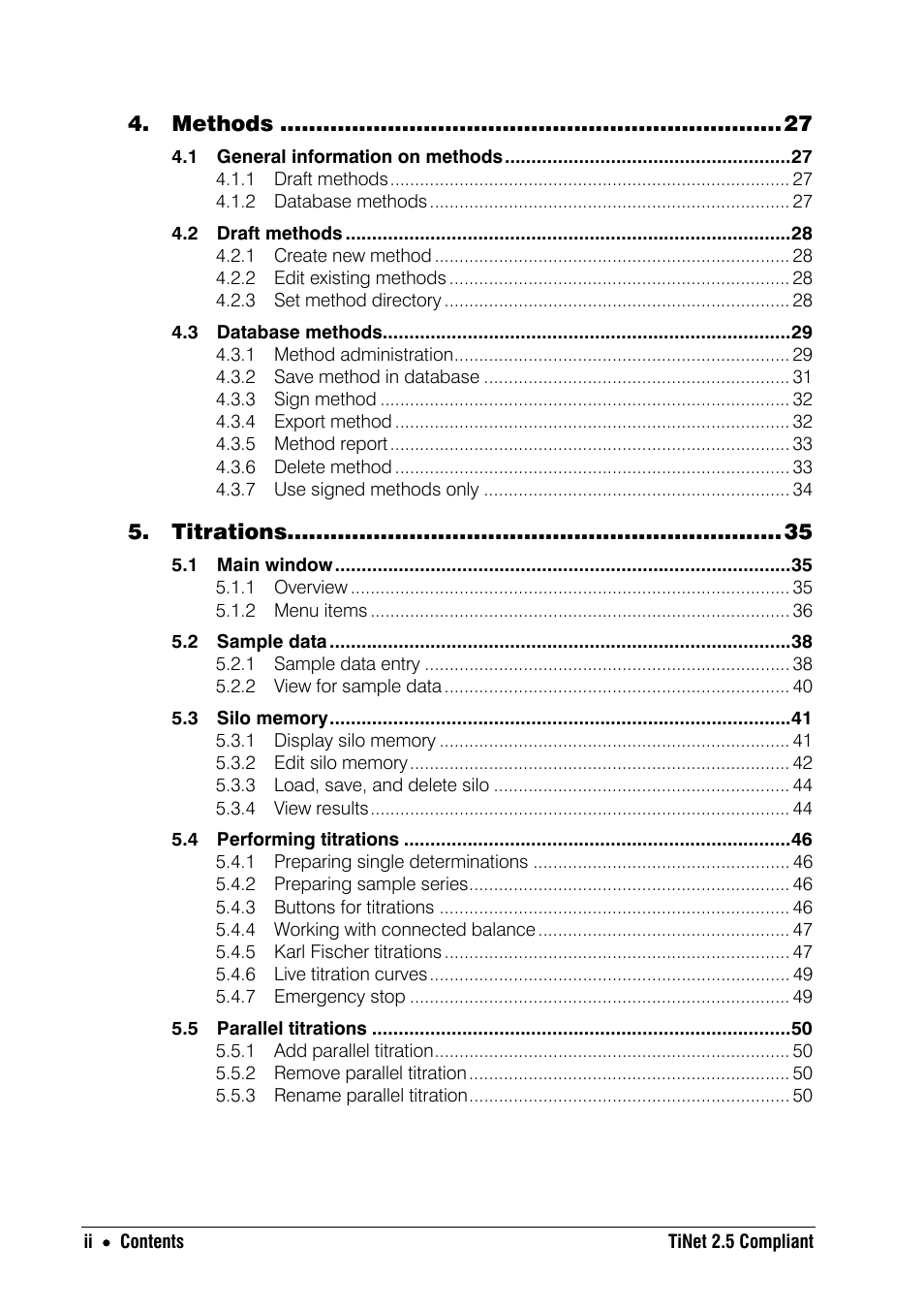 Metrohm TiNet 2.5 User Manual | Page 4 / 80