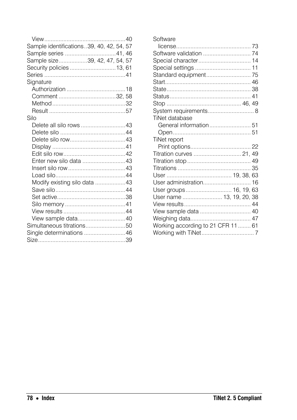 Metrohm TiNet 2.5 User Manual | Page 80 / 80