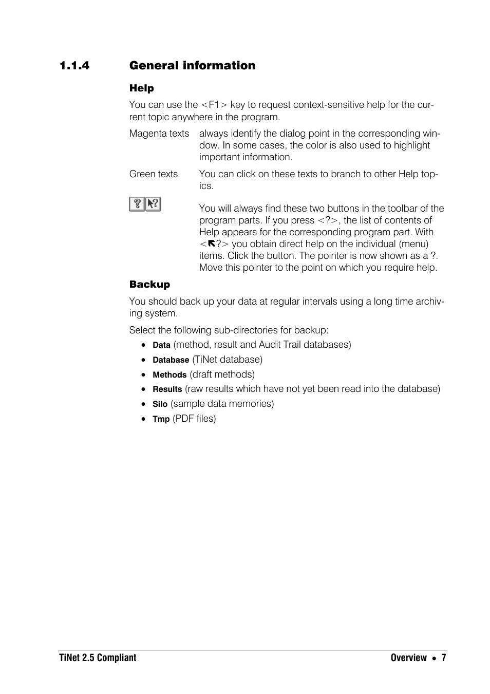 4 general information | Metrohm TiNet 2.5 User Manual | Page 9 / 80