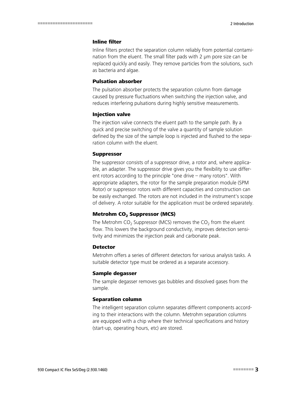 Metrohm 930 Compact IC Flex SeS/Deg User Manual | Page 11 / 48