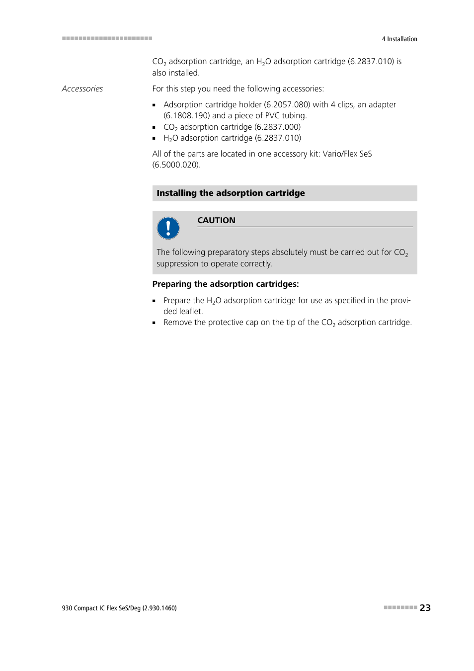 Metrohm 930 Compact IC Flex SeS/Deg User Manual | Page 31 / 48