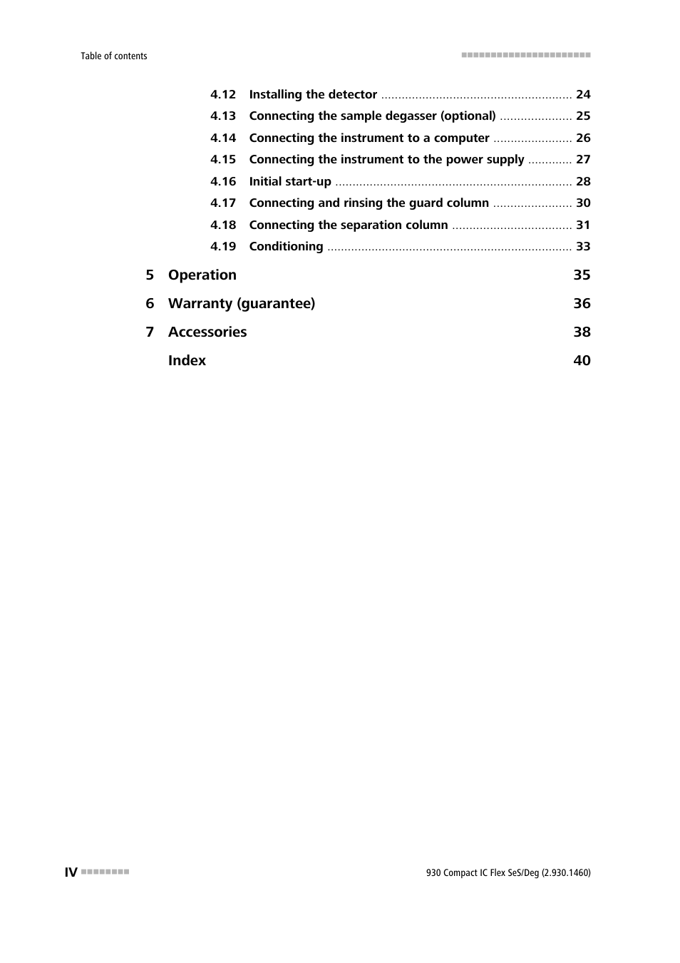 Metrohm 930 Compact IC Flex SeS/Deg User Manual | Page 6 / 48