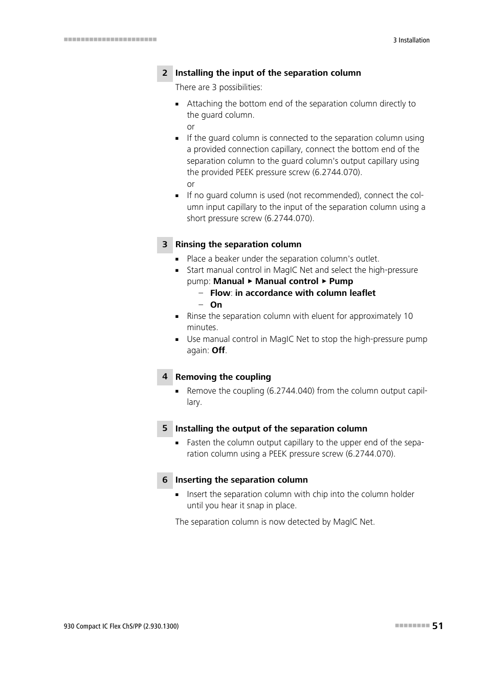 Metrohm 930 Compact IC Flex ChS/PP User Manual | Page 59 / 112