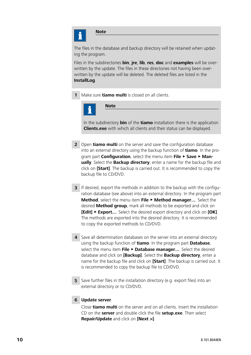 Metrohm tiamo 2.3 Installation User Manual | Page 10 / 15