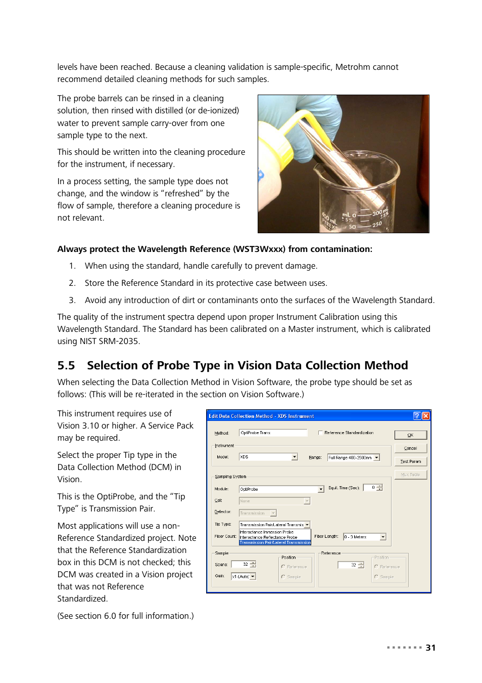 Metrohm NIRS XDS Transmission OptiProbe Analyzer User Manual | Page 33 / 90