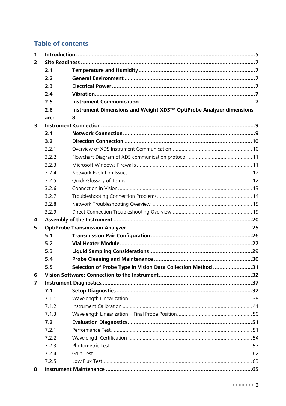 Metrohm NIRS XDS Transmission OptiProbe Analyzer User Manual | Page 5 / 90