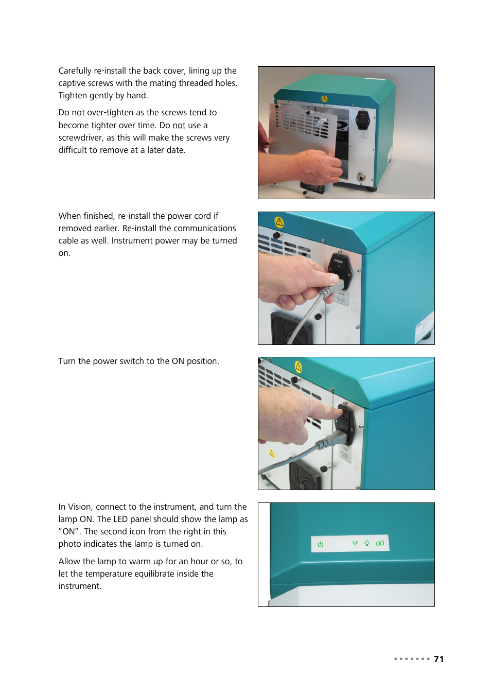 Metrohm NIRS XDS RapidContent Analyzer User Manual | Page 73 / 91