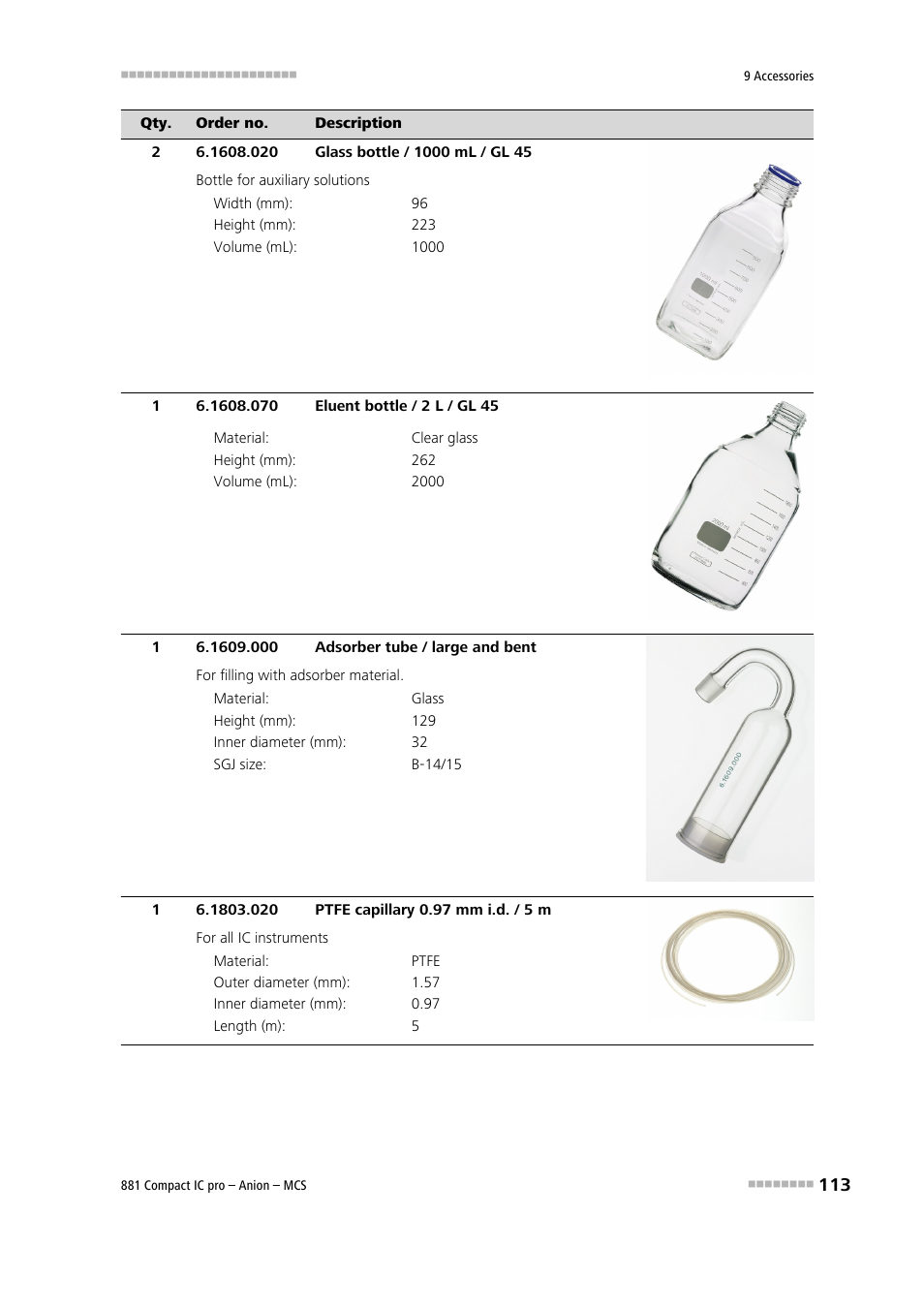 Metrohm 881 Compact IC pro – Anion – MCS User Manual | Page 123 / 137