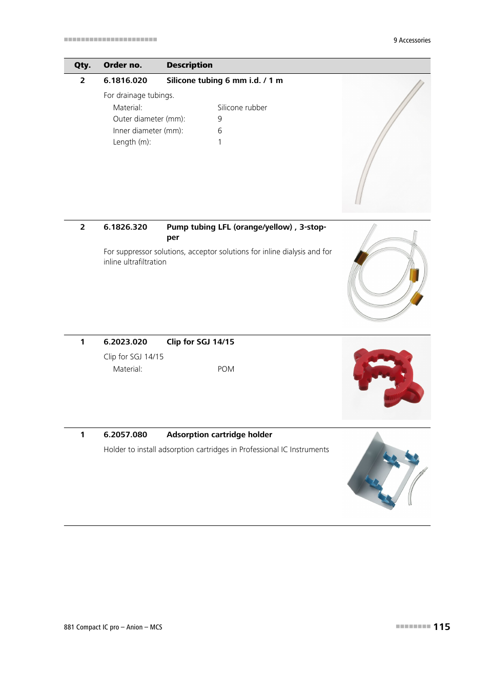 Metrohm 881 Compact IC pro – Anion – MCS User Manual | Page 125 / 137