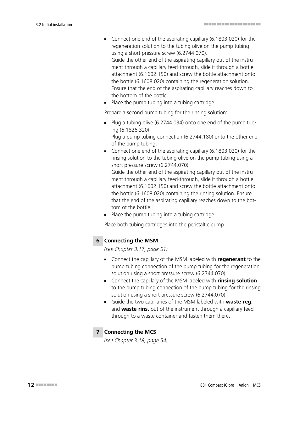 Metrohm 881 Compact IC pro – Anion – MCS User Manual | Page 22 / 137