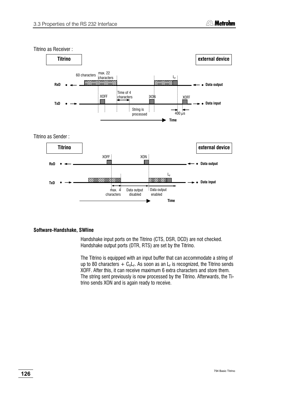 Metrohm 794 Basic Titrino User Manual | Page 130 / 198