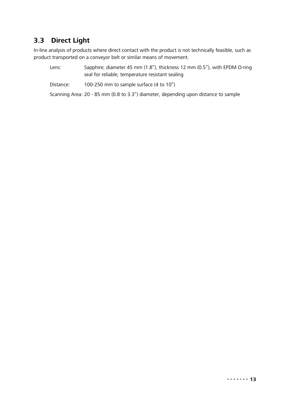 3 direct light, Direct light | Metrohm NIRS Analyzer PRO User Manual | Page 15 / 68