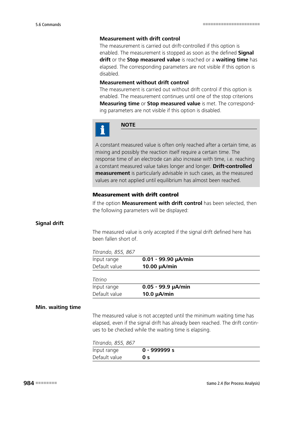 Metrohm tiamo 2.4 (process analysis) User Manual | Page 1000 / 1809