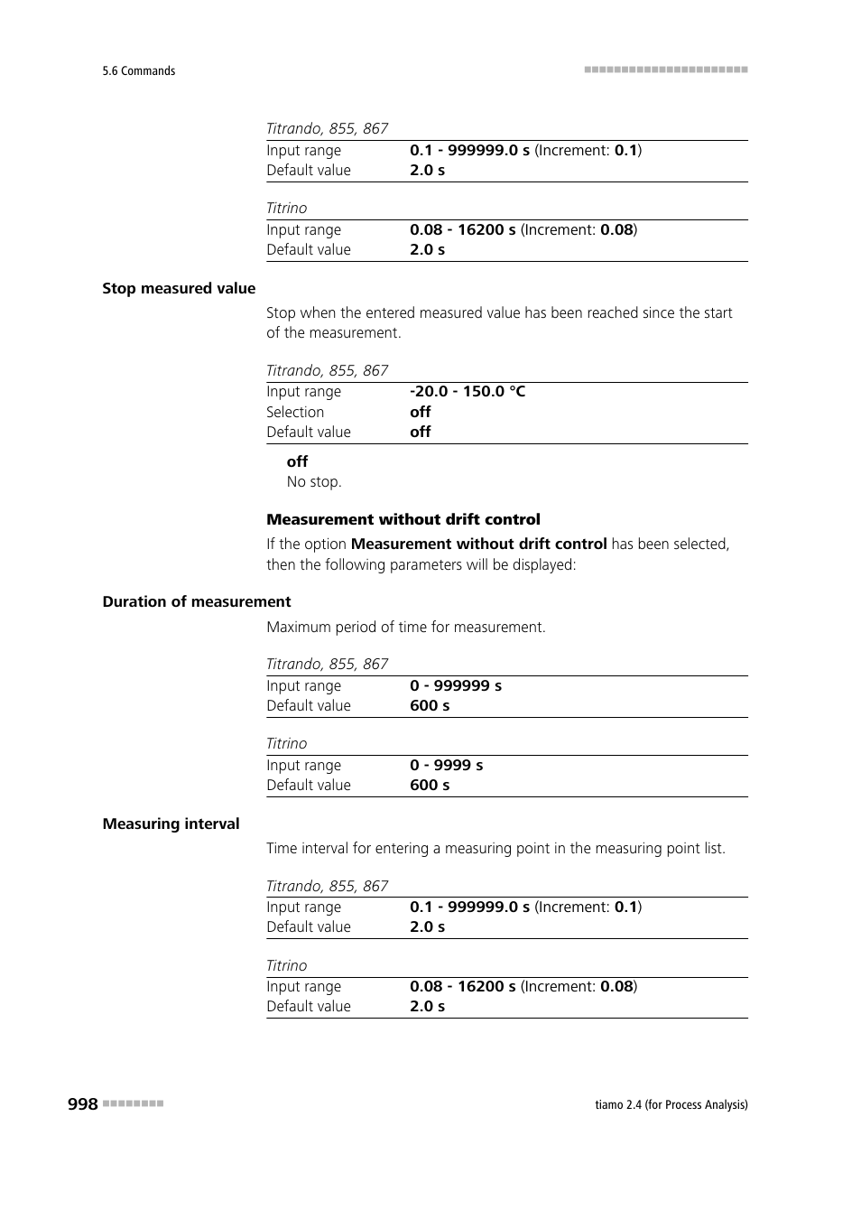 Metrohm tiamo 2.4 (process analysis) User Manual | Page 1014 / 1809