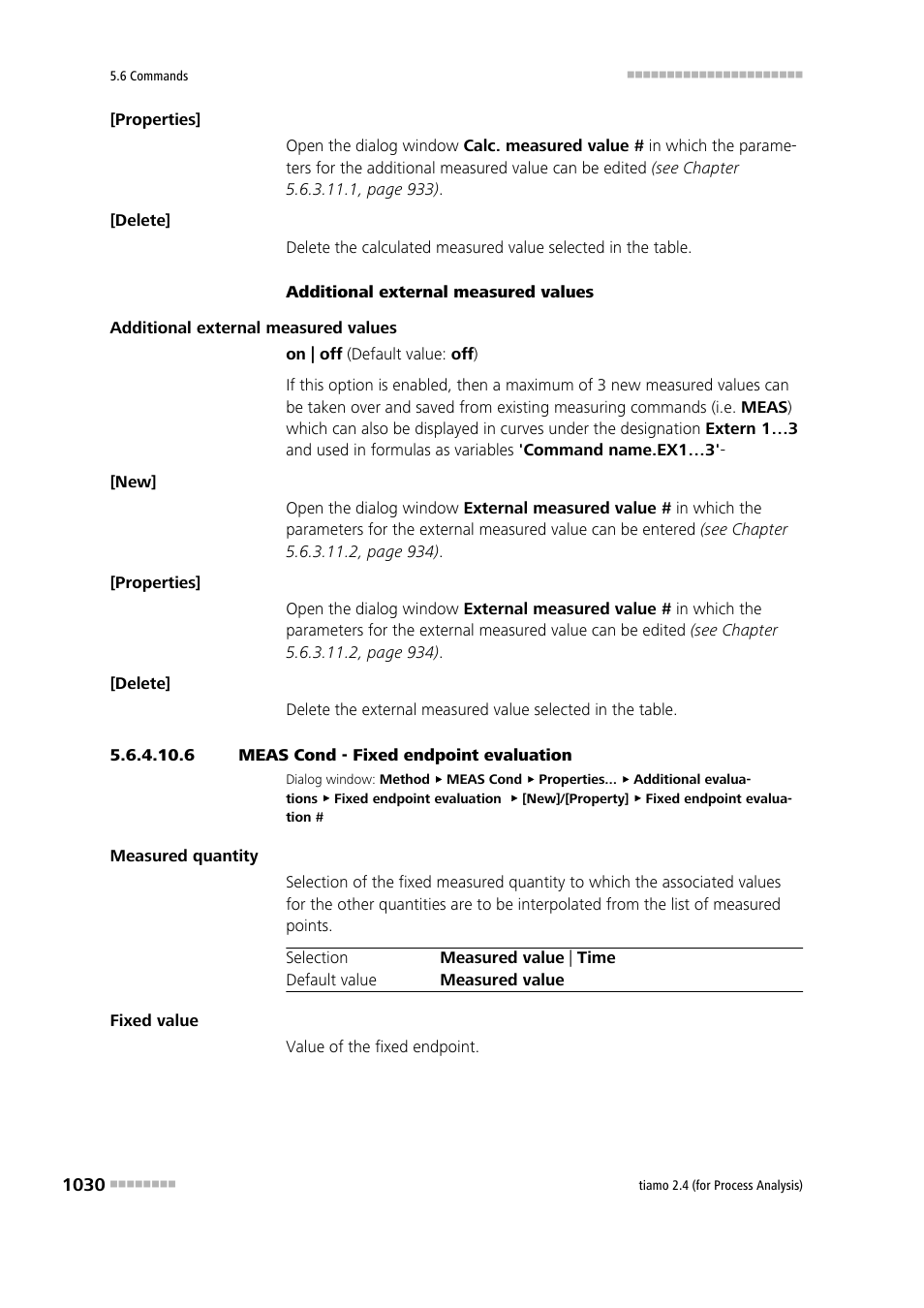 6 meas cond - fixed endpoint evaluation | Metrohm tiamo 2.4 (process analysis) User Manual | Page 1046 / 1809