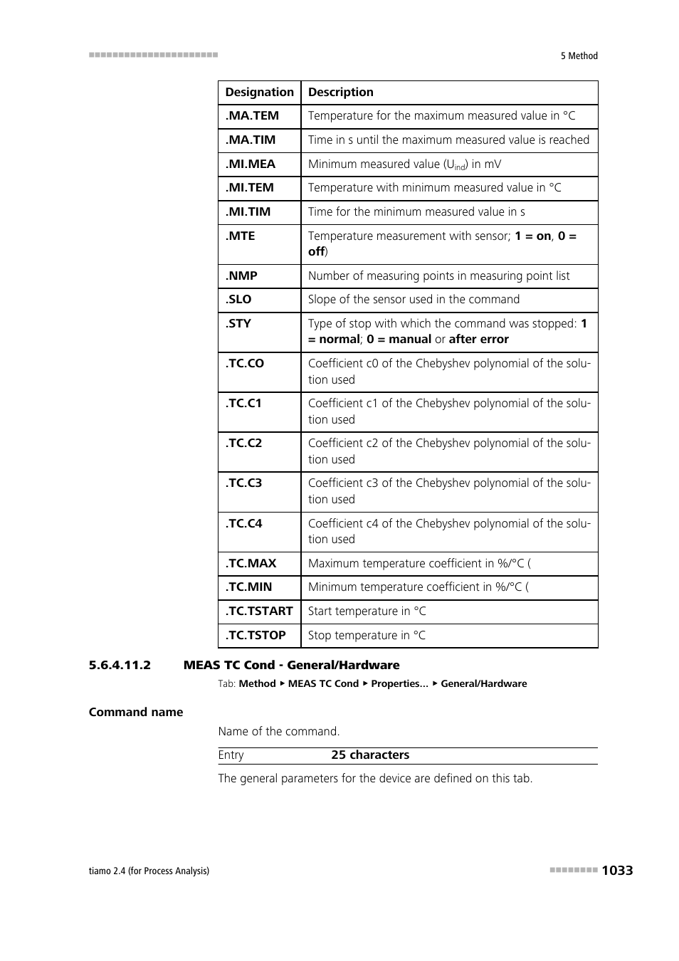 2 meas tc cond - general/hardware | Metrohm tiamo 2.4 (process analysis) User Manual | Page 1049 / 1809