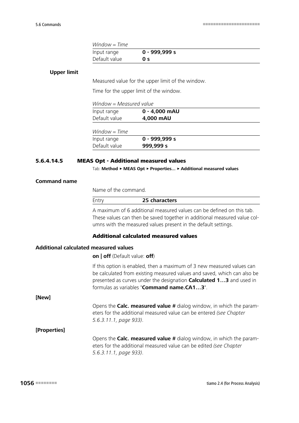 5 meas opt - additional measured values | Metrohm tiamo 2.4 (process analysis) User Manual | Page 1072 / 1809