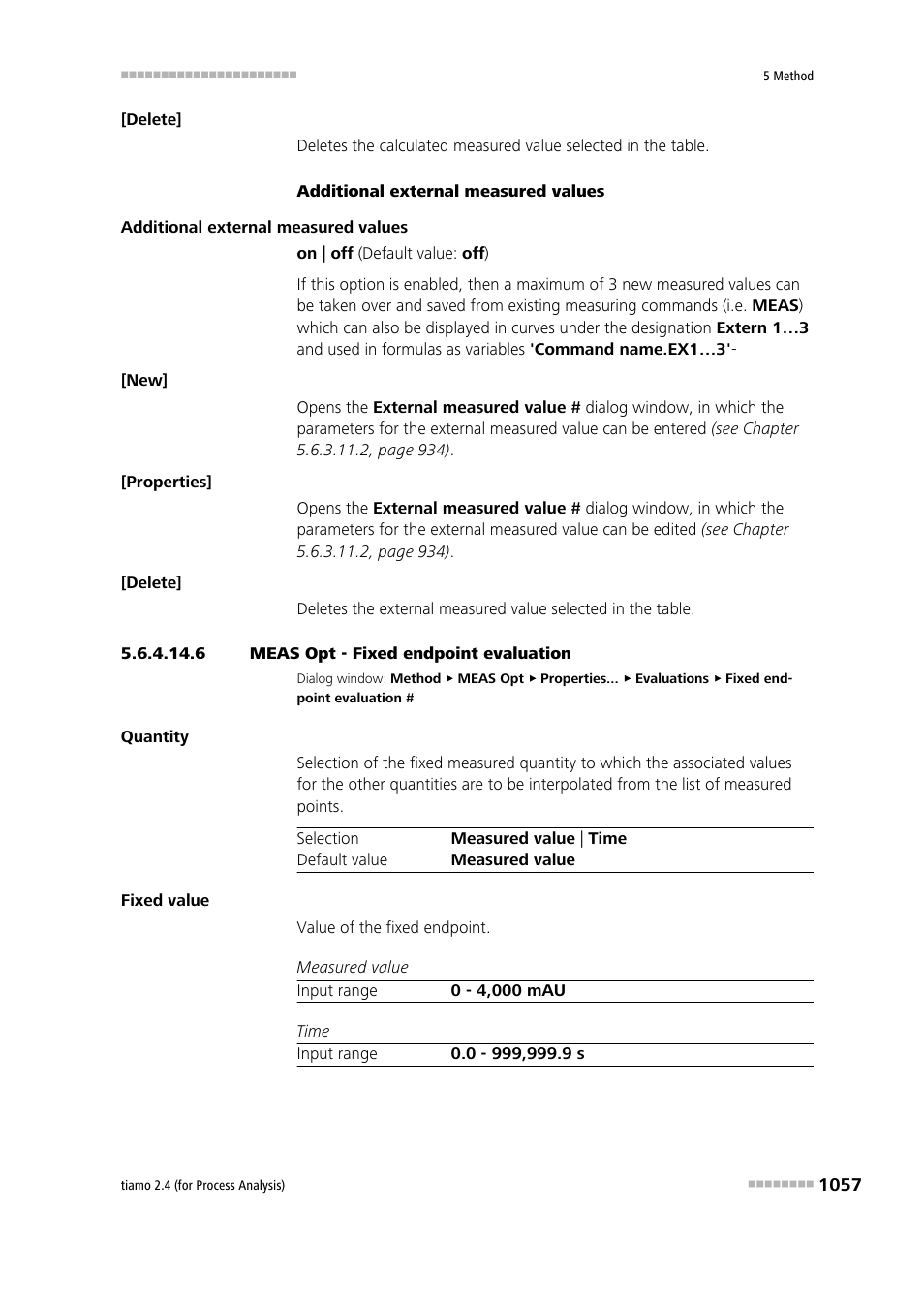 6 meas opt - fixed endpoint evaluation | Metrohm tiamo 2.4 (process analysis) User Manual | Page 1073 / 1809