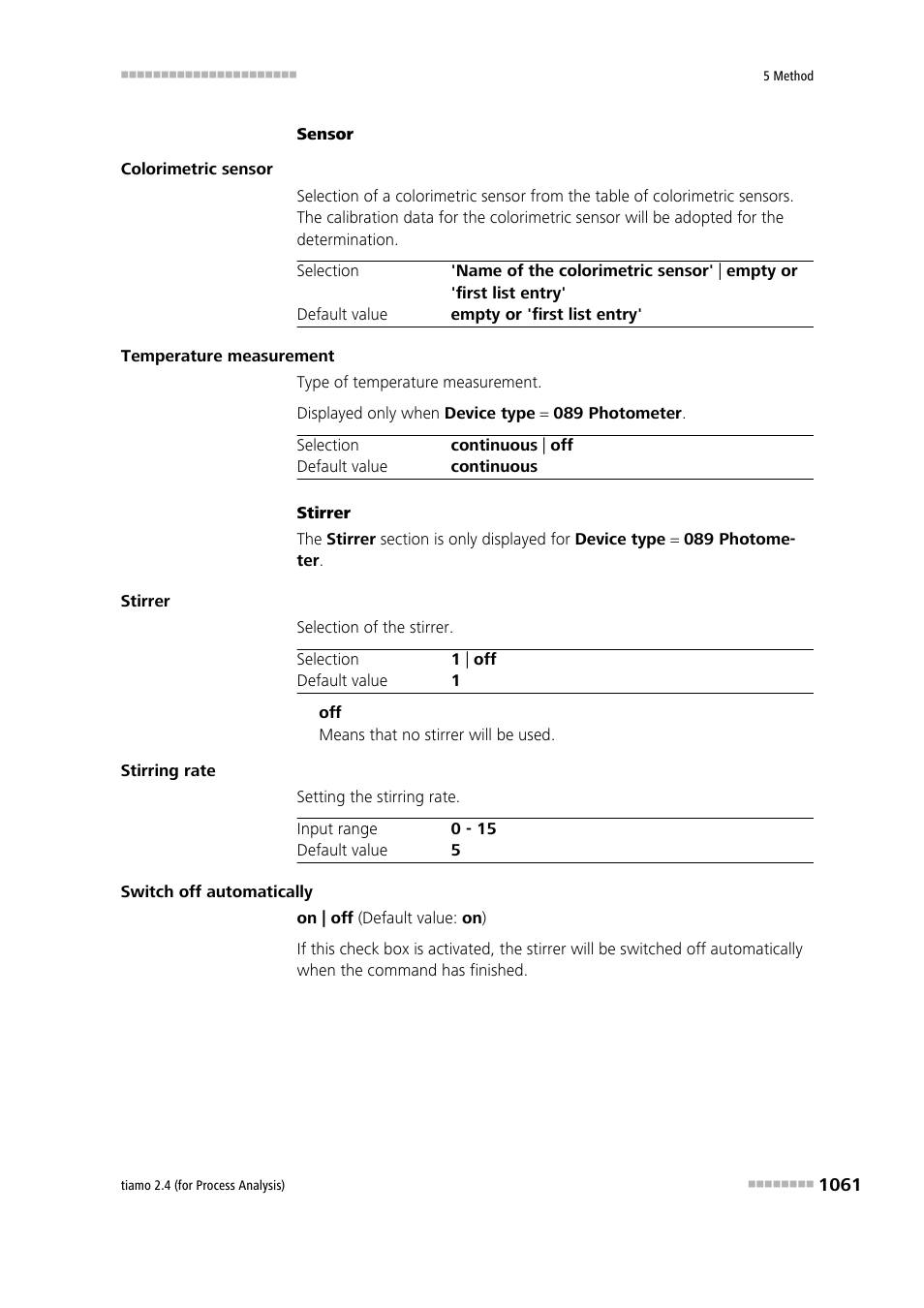Metrohm tiamo 2.4 (process analysis) User Manual | Page 1077 / 1809