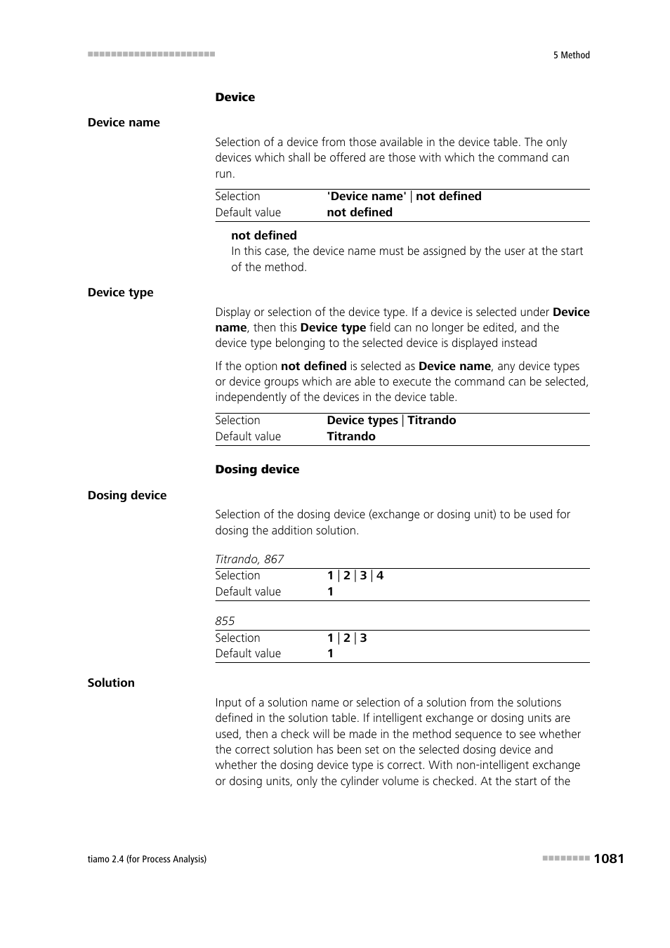 Metrohm tiamo 2.4 (process analysis) User Manual | Page 1097 / 1809