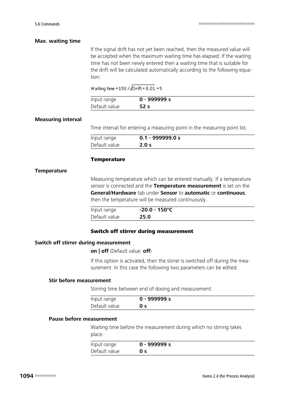 Metrohm tiamo 2.4 (process analysis) User Manual | Page 1110 / 1809