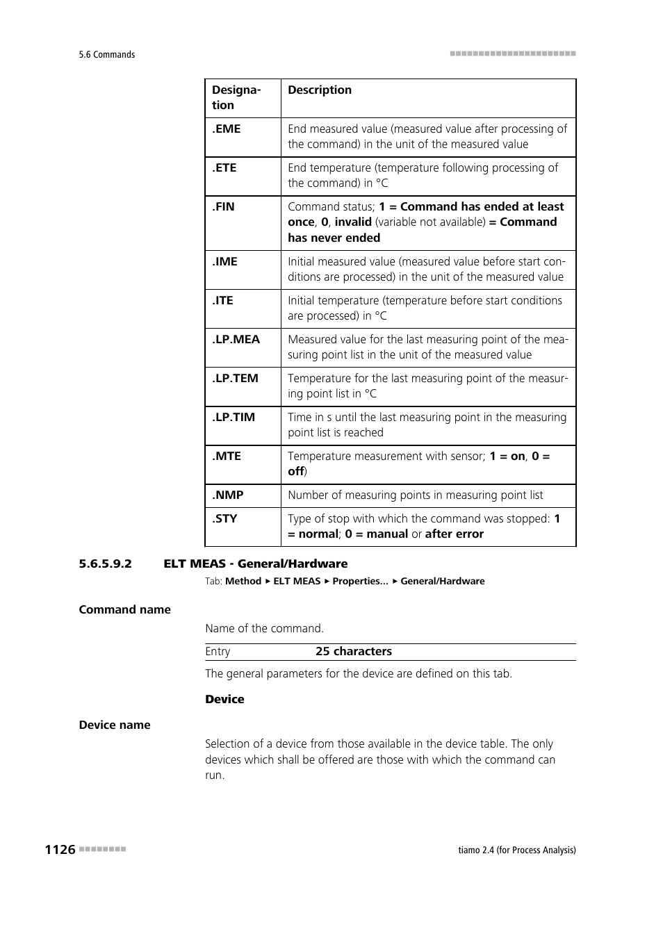 2 elt meas - general/hardware | Metrohm tiamo 2.4 (process analysis) User Manual | Page 1142 / 1809