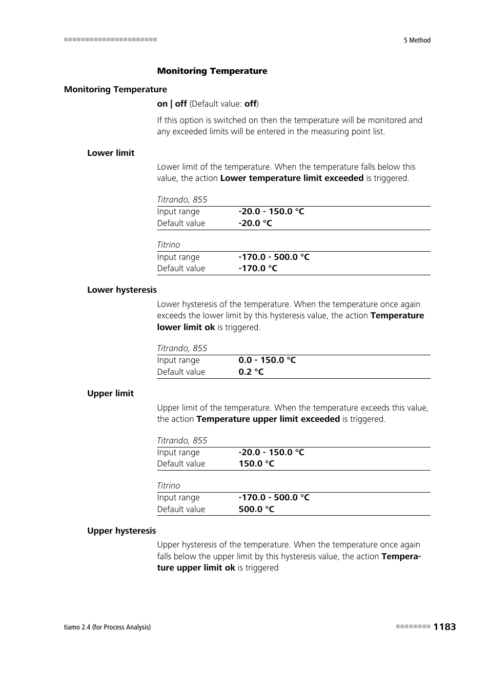 Metrohm tiamo 2.4 (process analysis) User Manual | Page 1199 / 1809