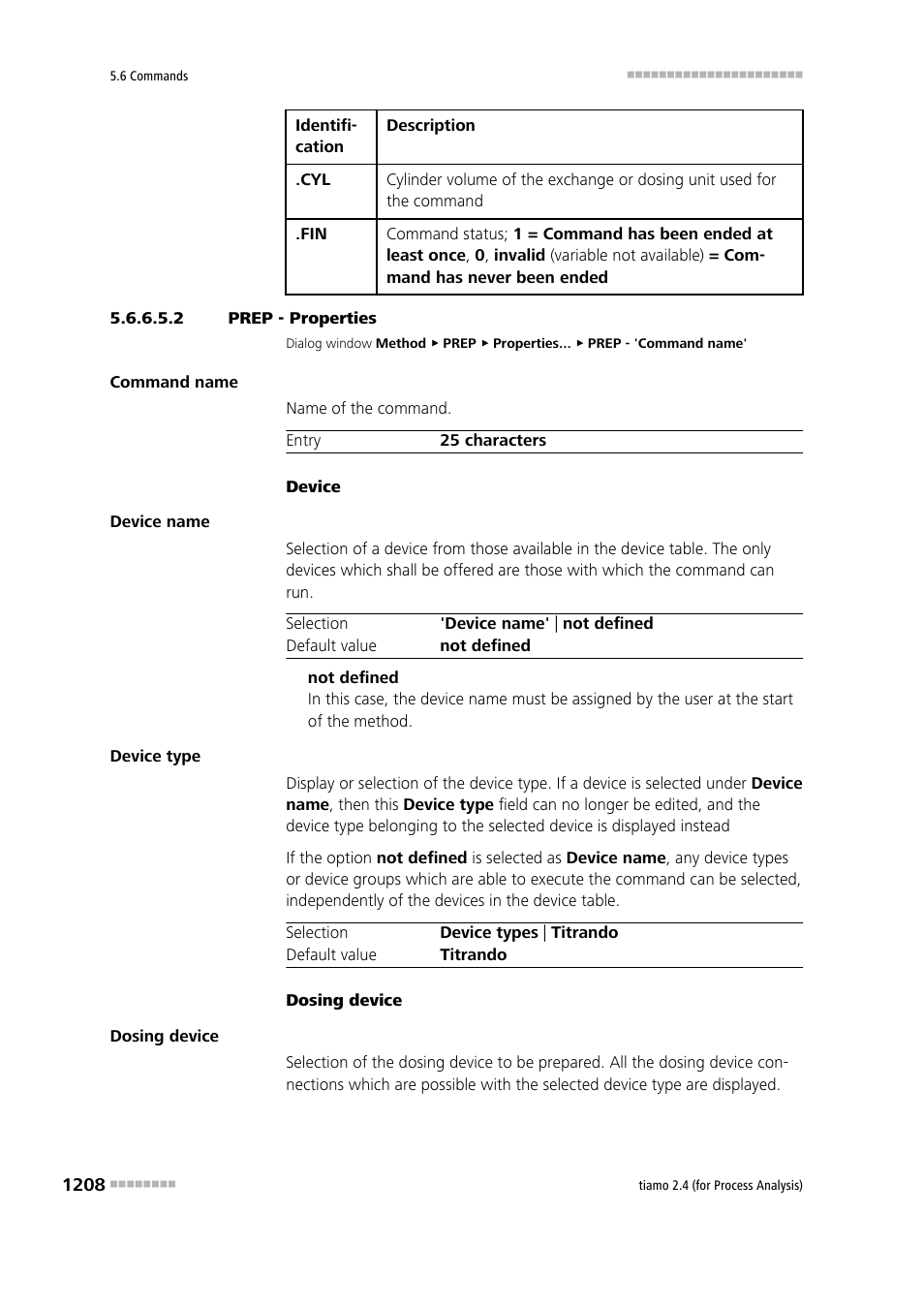 2 prep - properties | Metrohm tiamo 2.4 (process analysis) User Manual | Page 1224 / 1809