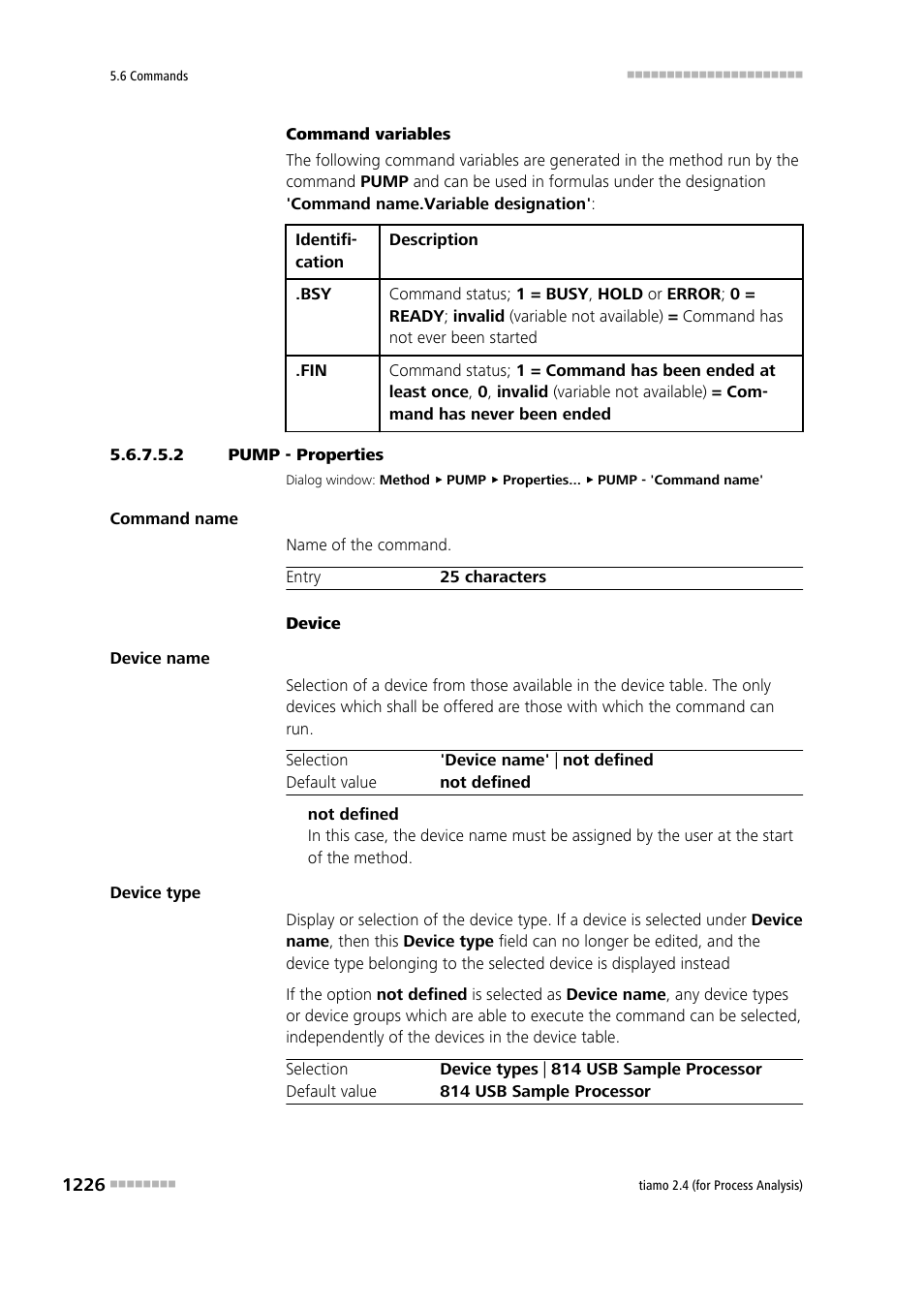 2 pump - properties | Metrohm tiamo 2.4 (process analysis) User Manual | Page 1242 / 1809