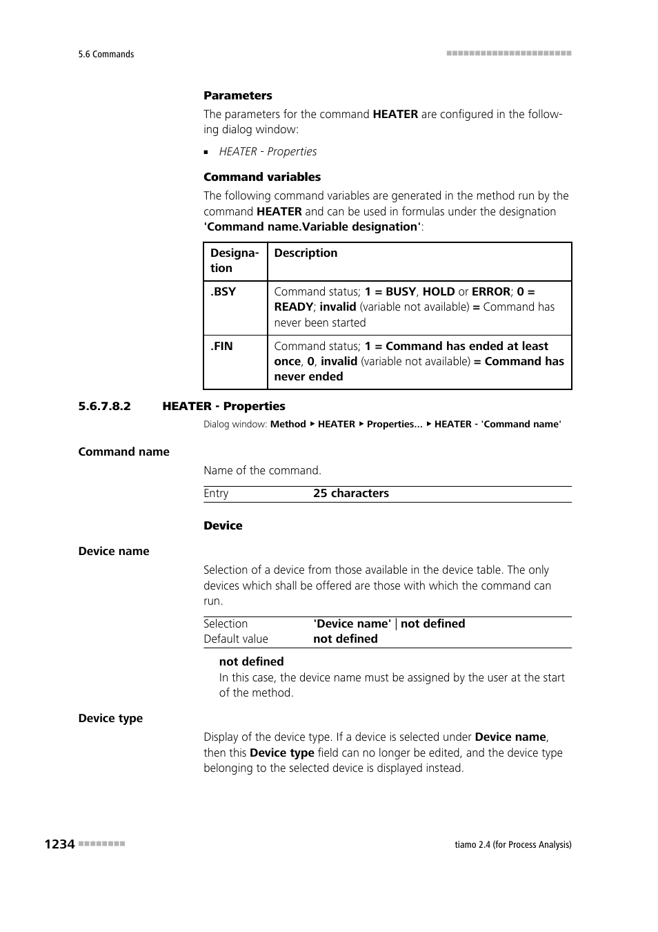 2 heater - properties | Metrohm tiamo 2.4 (process analysis) User Manual | Page 1250 / 1809