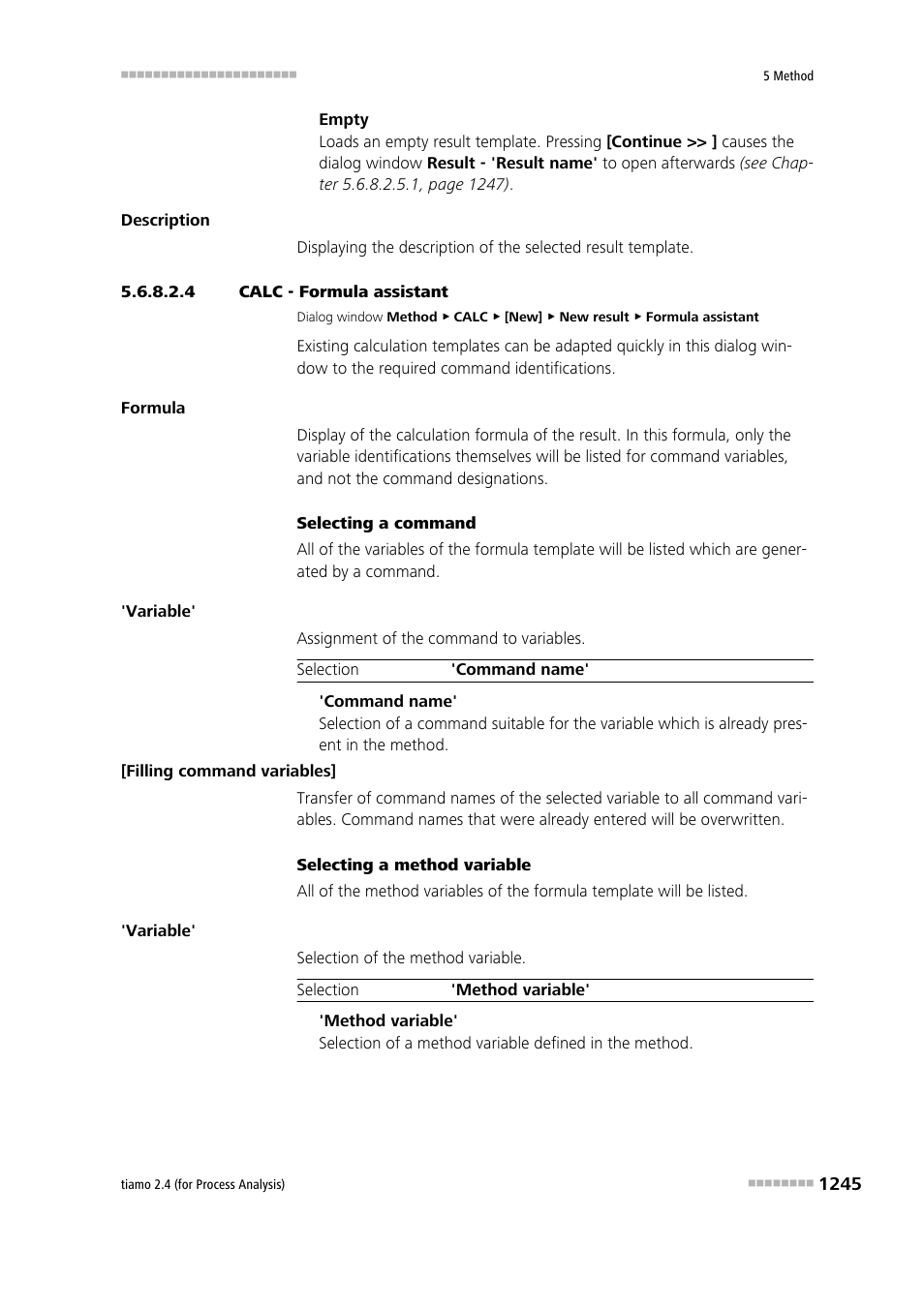 4 calc - formula assistant | Metrohm tiamo 2.4 (process analysis) User Manual | Page 1261 / 1809