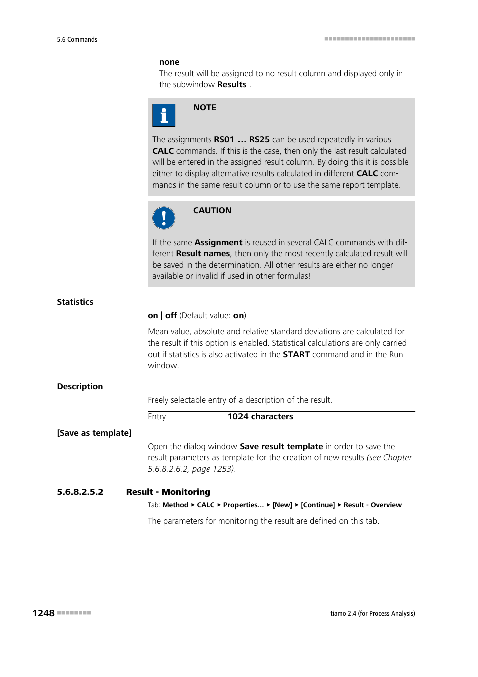 2 result - monitoring | Metrohm tiamo 2.4 (process analysis) User Manual | Page 1264 / 1809